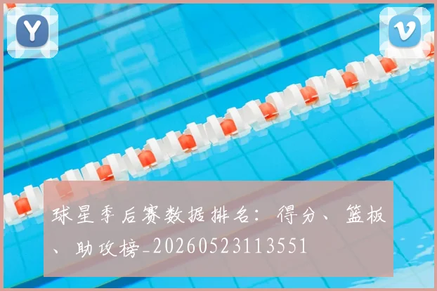 球星季后赛数据排名:得分、篮板、助攻榜_20260523113551